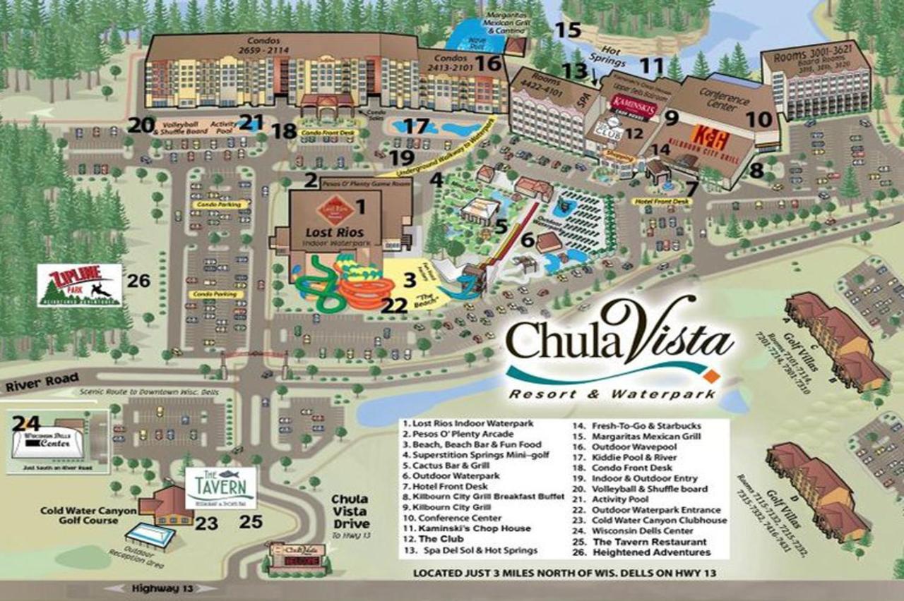 Chula Vista Condo Unit #2145 Wisconsin Dells Eksteriør bilde
